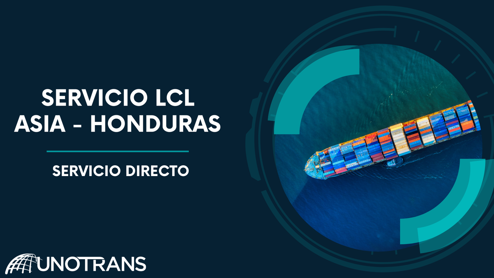 Servicio LCL Directo desde China a Honduras